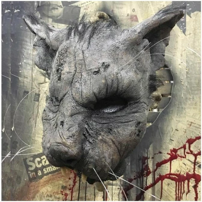 Pumpkin Pulp Deluxe Gritty Kitty Mask 1 Pumpkin Pulp Deluxe Gritty Kitty Mask