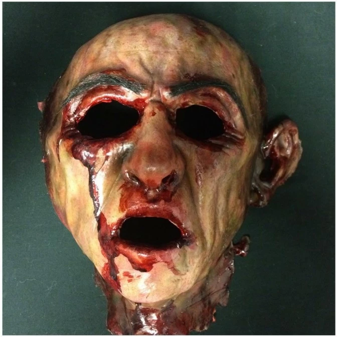 Mad About Horror Skinned Rotting Male Face 1 Mad About Horror Skinned Rotting Male Face