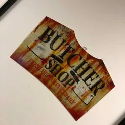 Other Butcher Shop Metal Sign -Halloween Gear Sales 102569635 3
