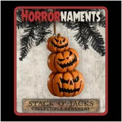 Horrornaments Christmas Tree Ornament Stack O' Jacks