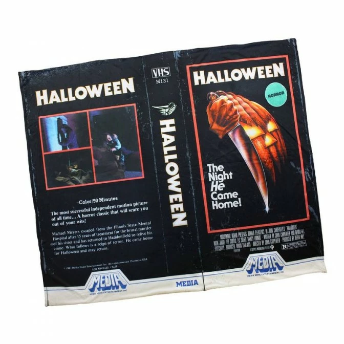 Creepy Co. Halloween VHS Blanket 7 Creepy Co. Halloween VHS Blanket - Image 7
