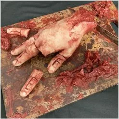 Mad About Horror Silicone Hand Chopping Board Escape Room Prop
