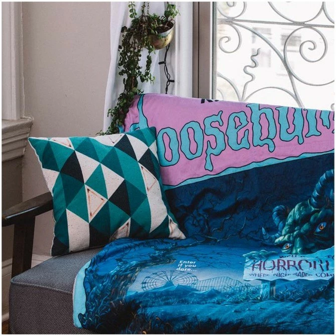 Creepy Company Creepy Co. Goosebumps Horrorland Blanket *SALE* 2 Creepy Company Creepy Co. Goosebumps Horrorland Blanket *SALE* - Image 2