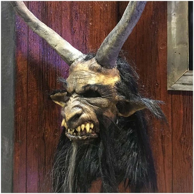 Pumpkin Pulp Krampus Mask 1 Pumpkin Pulp Krampus Mask