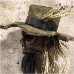 Pumpkin Pulp Crop Keeper Mask With Hat -Halloween Gear Sales 2 pumpkin pulp crop keeper mask with hat 1