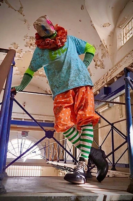 Mad About Horror Spiral Clown Costume DIE 3 Mad About Horror Spiral Clown Costume DIE - Image 3