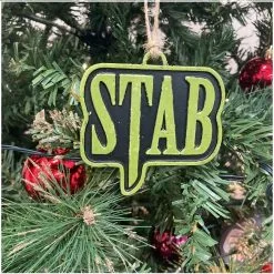 Burkbench Designs Christmas Tree Ornament Stab