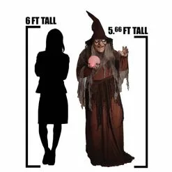 Seasonal Visions 68 -Halloween Gear Sales 3 animated halloween prop digiteyes soothsayer witch