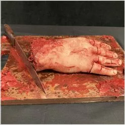 Mad About Horror Silicone Hand Chopping Board Escape Room Prop 10 Mad About Horror Silicone Hand Chopping Board Escape Room Prop -Halloween Gear Sales 3 chopping board severed hand magnetic escape room prop 1