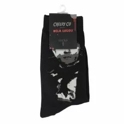 Creepy Co. Bela Lugosi™ Classic Portrait Socks 5 Creepy Co. Bela Lugosi™ Classic Portrait Socks -Halloween Gear Sales 3 creepy co bela lugosi classic portrait socks
