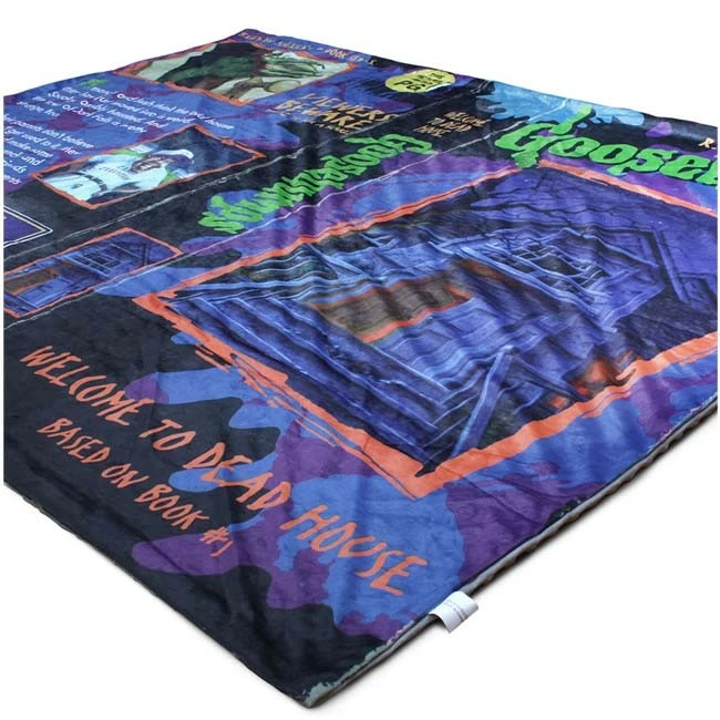 Creepy Co. Goosebumps Dead House VHS Throw Blanket 2 Creepy Co. Goosebumps Dead House VHS Throw Blanket - Image 2