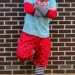 Mad About Horror Spiral Clown Costume KISS ME -Halloween Gear Sales 3 professional halloween costume spiral clown