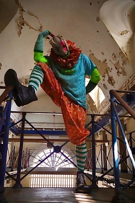 Mad About Horror Spiral Clown Costume DIE 2 Mad About Horror Spiral Clown Costume DIE - Image 2