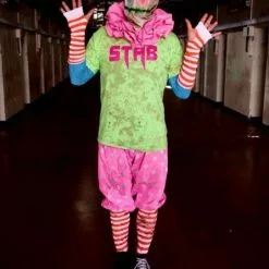 Mad About Horror Spiral Clown Costume STAB 7 Mad About Horror Spiral Clown Costume STAB -Halloween Gear Sales 3 stab spiral clown halloween costume