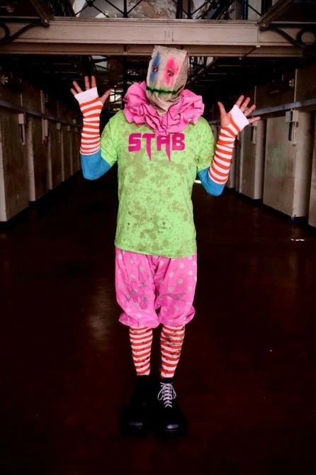 Mad About Horror Spiral Clown Costume STAB 3 Mad About Horror Spiral Clown Costume STAB - Image 3