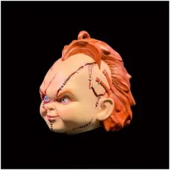 TRICK OR TREAT STUDIOS Holiday Horrors Bride Of Chucky Head Ornament 5 TRICK OR TREAT STUDIOS Holiday Horrors Bride Of Chucky Head Ornament -Halloween Gear Sales 3 tots bride of chucky head ornament