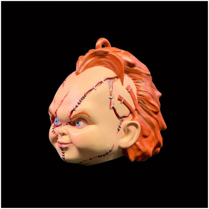 TRICK OR TREAT STUDIOS Holiday Horrors Bride Of Chucky Head Ornament 3 TRICK OR TREAT STUDIOS Holiday Horrors Bride Of Chucky Head Ornament - Image 3