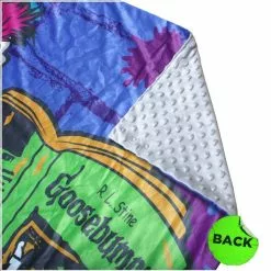 Creepy Co. Goosebumps Curly Throw Blanket *SALE* -Halloween Gear Sales 4 creepy co curly the skeleton throw blanket