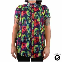 Creepy Co. Monster Squad Button Up Shirt 8 Creepy Co. Monster Squad Button Up Shirt -Halloween Gear Sales 4 creepy co monster squad button up shirt