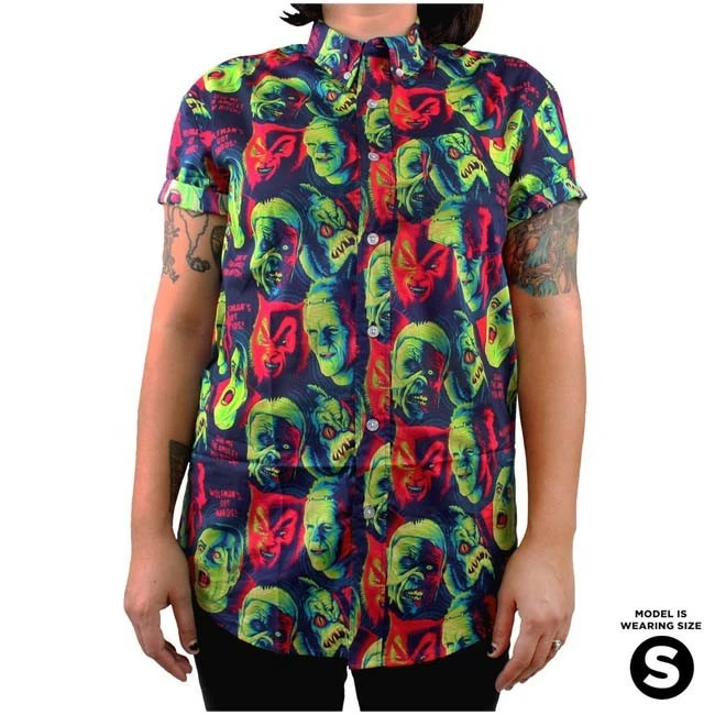 Creepy Co. Monster Squad Button Up Shirt 4 Creepy Co. Monster Squad Button Up Shirt - Image 4