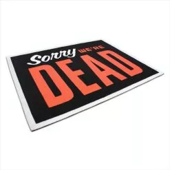 Creepy Company Creepy Co. Sorry We're Dead Rug -Halloween Gear Sales 4 creepy co sorry we re dead rug