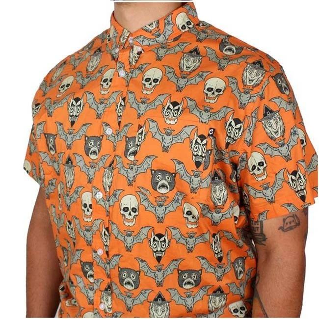 Creepy Co. Beistle® Vintage Fright Button Up Shirt *SALE* - Image 4