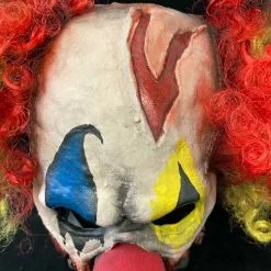 Other Bonkers The Clown Mask -Halloween Gear Sales 4 evil clown quarter face mask halloween