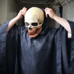 Other Black Hooded Robe -Halloween Gear Sales 4 long hooded black robe halloween costume