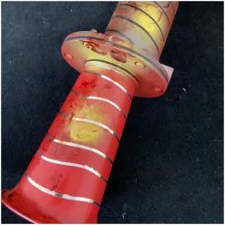 Burkbench Designs Clown Scare Horn Green Orange 8 Burkbench Designs Clown Scare Horn Green Orange -Halloween Gear Sales 5 burkbench hooter green orange 1