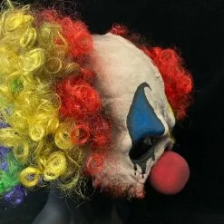 Other Bonkers The Clown Mask -Halloween Gear Sales 5 evil clown quarter face mask halloween