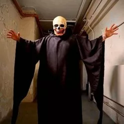 Other Black Hooded Robe -Halloween Gear Sales 5 long hooded black robe halloween costume