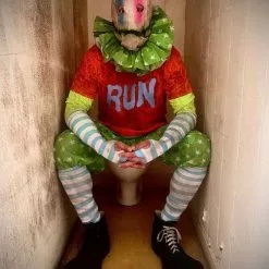 Mad About Horror Spiral Clown Costume RUN 11 Mad About Horror Spiral Clown Costume RUN -Halloween Gear Sales 5 spiral clown halloween costume run