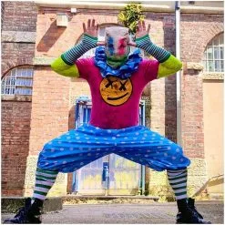 Mad About Horror Spiral Clown Costume SMILEY