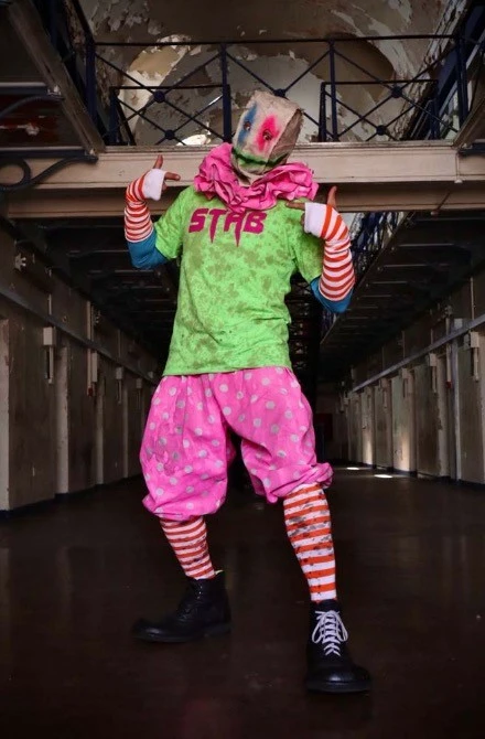 Mad About Horror Spiral Clown Costume STAB 5 Mad About Horror Spiral Clown Costume STAB - Image 5