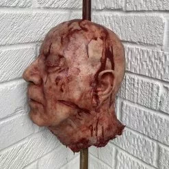 Other Silicone Severed Head On Spike Clarence -Halloween Gear Sales 6 clarence silicone severed head on spike horror prop