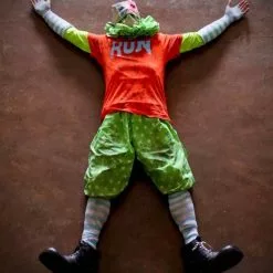 Mad About Horror Spiral Clown Costume RUN 10 Mad About Horror Spiral Clown Costume RUN -Halloween Gear Sales 6 spiral clown halloween costume run