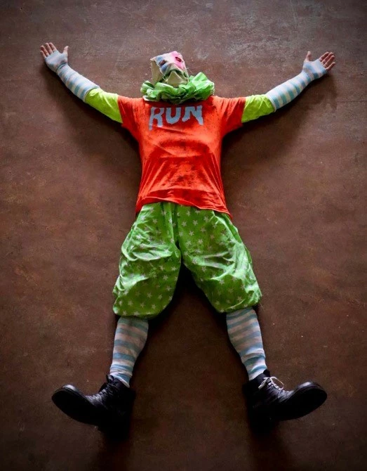 Mad About Horror Spiral Clown Costume RUN 5 Mad About Horror Spiral Clown Costume RUN - Image 5