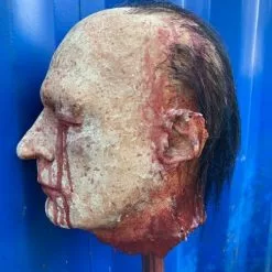 Other Silicone Severed Head On Spike Glowboy Green -Halloween Gear Sales 7 silicone severed head glowboy green cowboy