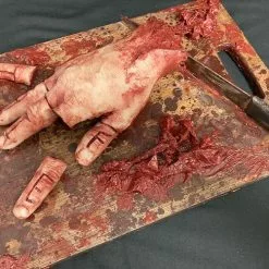 Mad About Horror Silicone Hand Chopping Board Escape Room Prop 15 Mad About Horror Silicone Hand Chopping Board Escape Room Prop -Halloween Gear Sales 8 chopping board severed hand magnetic escape room prop