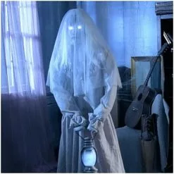 Tekky Toys Ghostly Lady In Grey Animated Prop