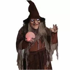 Seasonal Visions 68 -Halloween Gear Sales animated halloween prop digiteyes soothsayer witch