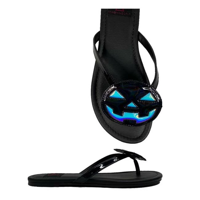 STRANGECVLT Strange Cvlt Betty Jack O Lantern Black Atlantis Sandal 1 STRANGECVLT Strange Cvlt Betty Jack O Lantern Black Atlantis Sandal