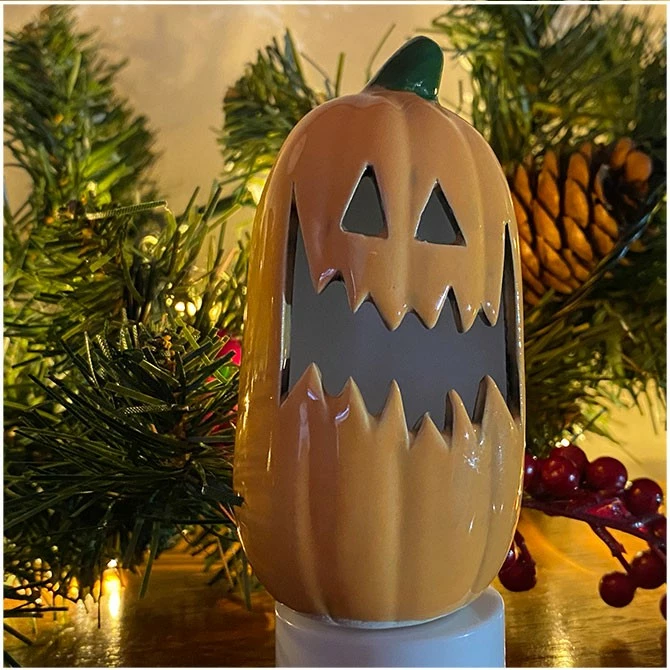 Ceramic Mini Pumpkin Fangs Black Star Ceramics 2 Ceramic Mini Pumpkin Fangs Black Star Ceramics - Image 2