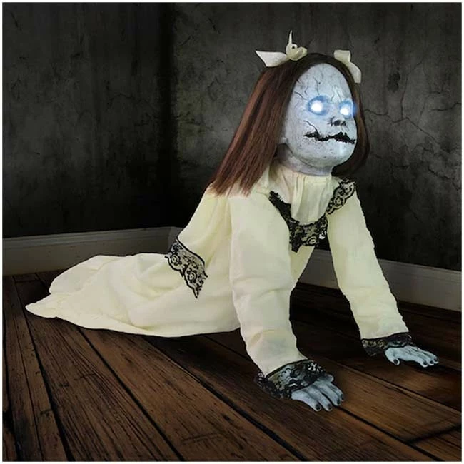 Tekky Toys Crawling Possessed Girl Animated Prop 1 Tekky Toys Crawling Possessed Girl Animated Prop