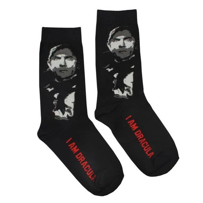 Creepy Co. Bela Lugosi™ Classic Portrait Socks 1 Creepy Co. Bela Lugosi™ Classic Portrait Socks