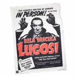 Creepy Co. Bela Lugosi™ Dracula Throw Blanket