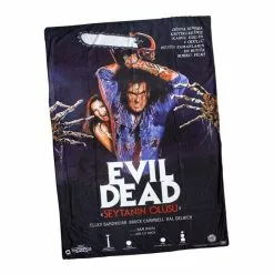 Creepy Co. Evil Dead Ash Chainsaw Throw Blanket