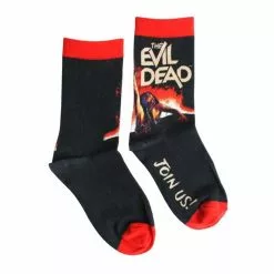 Creepy Co. Evil Dead One Sheet Socks 6 Creepy Co. Evil Dead One Sheet Socks -Halloween Gear Sales creepy co evil dead one sheet socks