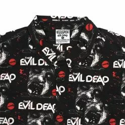 Creepy Co. Creepy Co Evil Dead CloseUp ButtonUp Shirt 6 Creepy Co. Creepy Co Evil Dead CloseUp ButtonUp Shirt -Halloween Gear Sales creepy co evil dead shirt 3