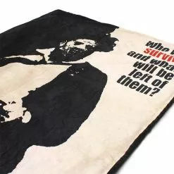 Creepy Co. Creepy Co Texas Chainsaw Massacre Who Will Survive Throw Blanket -Halloween Gear Sales creepy co texas chainsaw massacre blanket 4